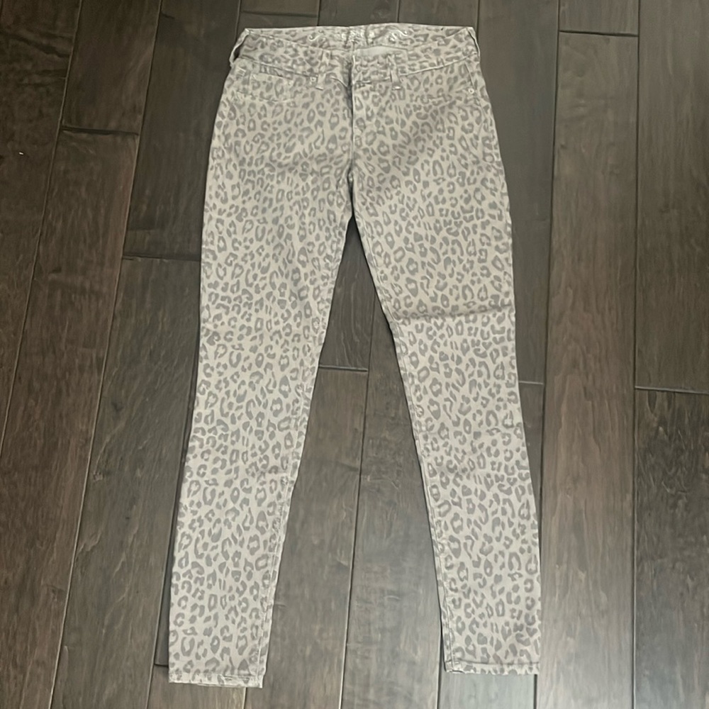 Express Stella Jean Legging Regular Fit Low Rise Animal Print